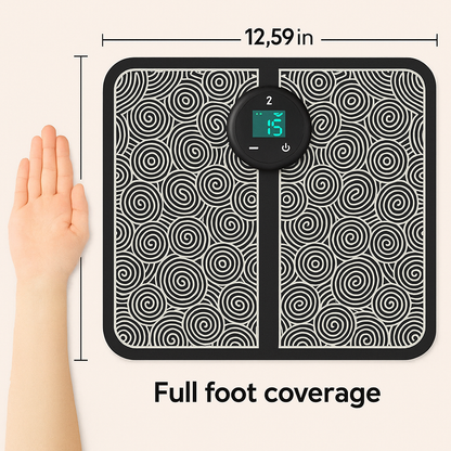 EMS Foot Circulation & Nerve Stimulator for Improved Walking, Balance & Pain Relief with Remote Control
